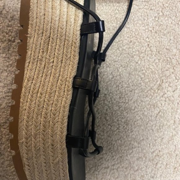 Michael Kors Collection platform strappy espadrille sandals size 7 - Picture 3 of 4